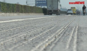 Clip: Cận cảnh Quốc lộ 5 lồi lõm, lượn sóng khiến tài xế kinh hãi