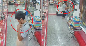 Clip: Vờ làm khách hàng cướp dây chuyền vàng và cái kết nhục nhã