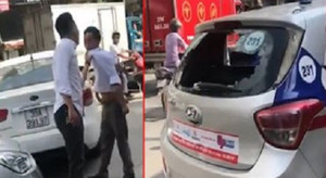 Nam thanh niên đập đầu tài xế taxi vào đuôi xe sau va chạm: Hãng taxi đề nghị xử lý nghiêm