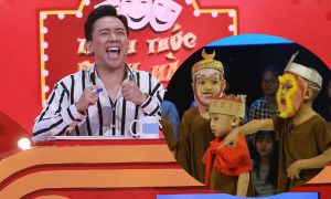 Trấn Thành cười ngất trước màn hóa thầy trò Đường Tăng của 5 chú tiểu