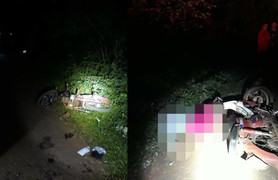 2 xe máy đối đầu, 3 người thương vong