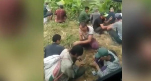 Hãi hùng con nghiện dùng chung bơm kim tiêm, chích ma túy giữa ban ngày ở Lào Cai