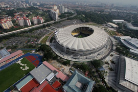 'Chảo lửa' Bukit Jalil, nơi diễn ra trận chung kết AFF Cup nhìn từ flycam
