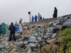 Đường sắt Bắc – Nam thông tuyến sau sự số sạt lở taluy do mưa lũ