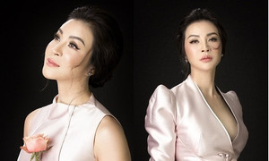 MC Thanh Mai diện áo xẻ sâu, gợi ý mặc đẹp cho những buổi tiệc cuối năm