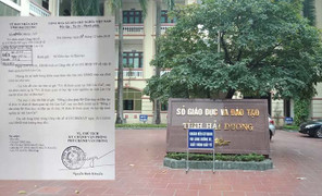 Đồng ý cho cán bộ Sở GD&ĐT Hải Dương tham quan trong ngày làm việc, UBND tỉnh nói do lỗi đánh máy