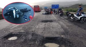 'Sập bẫy' ổ gà, 2 người thương vong: Chủ tịch huyện ở Phú Yên nói gì?