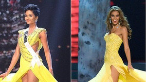 H'Hen Niê và màn hất váy lấy cảm hứng từ Hoa hậu Dayana Mendoza