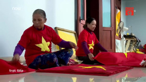 Làng may cờ Tổ quốc kiếm bộn tiền nhờ AFF Cup