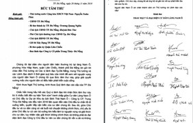 Làm rõ bức 'tâm thư' người dân ở Đà Nẵng gửi Thủ tướng