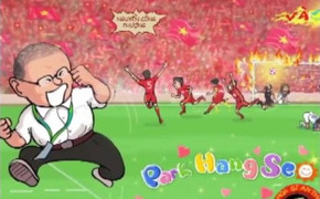 Video: Hành trình nâng cúp của ĐT Việt Nam qua những bức hí họa