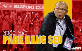 Infographic: HLV Park Hang Seo vỡ oà hạnh phúc rồi bật khóc khi Việt Nam vô địch AFF Cup