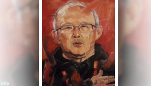 Đấu giá tranh chân dung HLV Park Hang-seo, giá khởi điểm 117 triệu đồng