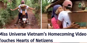 Truyền thông quốc tế đồng loạt đăng tải clip H'Hen Niê về thăm nhà, địu gùi, thăm người già