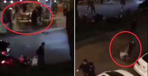 Clip: Côn đồ đất Cảng hỗn chiến trong đêm, một người bị đâm gục