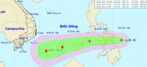 Áp thấp nhiệt đới áp sát Biển Đông, khả năng mạnh lên thành bão