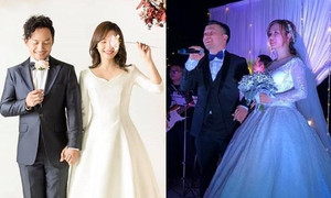 Hé lộ hình ảnh hiếm hoi trong lễ cưới của rapper Tiến Đạt và vợ 9X