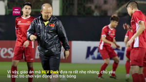 Thầy Park luyện bài gì trong buổi tập đầu tiên ở UAE?