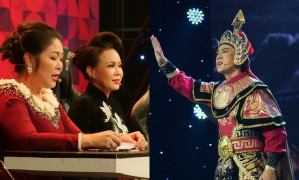 Việt Hương ngạc nhiên với tiết mục của diễn viên Dương Cường tại ‘Người nghệ sĩ đa tài’