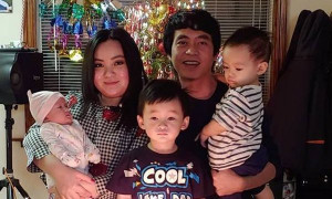 'Bé' Xuân Mai sinh con thứ 3 tại Mỹ