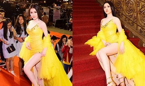 Toàn cảnh Thư Dung 'làm lố' trên thảm đỏ dù không được mời