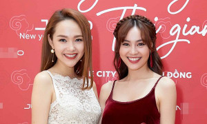 Minh Hằng, Lan Ngọc tự tin đọ sắc khi cùng diện trang phục quyến rũ