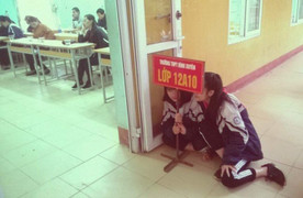 Những hình ảnh 'cười ra nước mắt' về nỗi khiếp sợ của học sinh mang tên họp phụ huynh