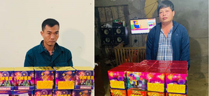 Mua bán gần 100kg pháo lậu, kẻ cộm cán ở Thanh Hóa bị bắt giữ