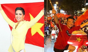 Đàm Vĩnh Hưng, H’Hen Niê vỡ òa khi Việt Nam vào tứ kết Asian Cup 2019