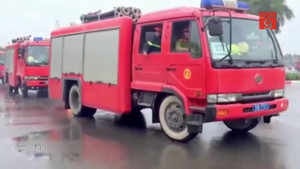 Bộ Công an tiếp nhận dàn xe chữa cháy 'khủng' hơn 500 tỷ đồng