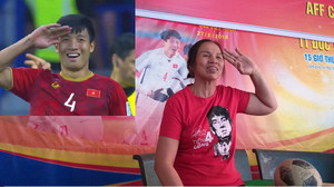 Mẹ hậu vệ Bùi Tiến Dũng: 'Con hãy cố lên, đưa vinh quang về cho Tổ quốc'