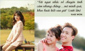 Hari Won: ‘Tôi cám ơn trời vì cho tôi gặp và yêu Trấn Thành - một người khùng hơn mình’