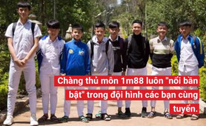 Lộ diện thủ môn 15 tuổi đã cao như Đặng Văn Lâm ở lò HAGL