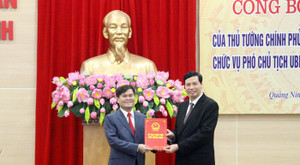 Cục trưởng Hải quan Quảng Ninh Bùi Văn Khắng được phê chuẩn làm Phó chủ tịch UBND tỉnh