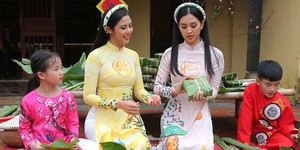 Hoa hậu Ngọc Hân, Tiểu Vy ghi hình cho chương trình ngày 30 Tết