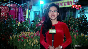 Chợ hoa Hàng Lược, Hà Nội rộn ràng sáng 30 Tết