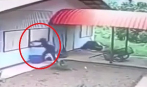 Clip: Tên trộm ngớ ngẩn nhất quả đất khiến dân mạng cười lộn ruột