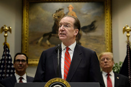 Người được Tổng thống Trump đề cử cho vị trí Chủ tịch ngân hàng thế giới là ai?