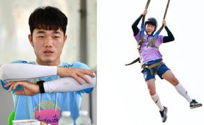 'Chết cười' với Xuân Trường hóa trang người nhện thi chạy ở Thái Lan