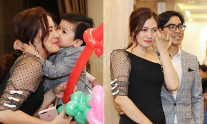 Ngọc Lan khóc nghẹn khi nhìn lại hành trình lớn lên của con trai cưng