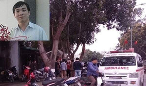 Tạm giữ hình sự cán bộ ngân hàng vác dao chém bố mẹ thương vong