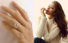 Hoa hậu Phạm Hương khoe nhẫn kim cương, xác nhận đính hôn vào ngày Valentine