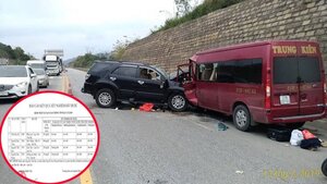 Ô tô 7 chỗ đâm xe khách, 12 người thương vong: Hai tài xế sử dụng bia rượu