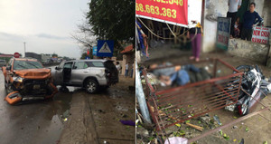 Tai nạn liên hoàn trên quốc lộ 1A, 4 người thương vong ở Thanh Hóa