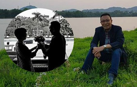 Ảnh đời thường hiếm hoi bên vợ con của MC Lại Văn Sâm