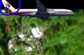Người Campuchia nói nhìn thấy máy bay có biểu tượng giống MH370