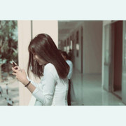 Ảnh: Nữ sinh Long An 'gây bão' mạng sau bức hình chụp lén