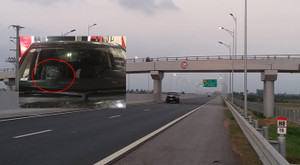 Truy tìm những kẻ ném đá vỡ kính ô tô trên cao tốc Hạ Long – Hải Phòng