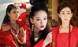 Trần Kiều Ân, Địch Lệ Nhiệt Ba và dàn mỹ nhân Hoa ngữ đọ sắc khi diện áo đỏ trong phim cổ trang