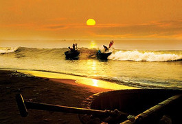 Lật thuyền thúng, một ngư dân Quảng Nam mất tích